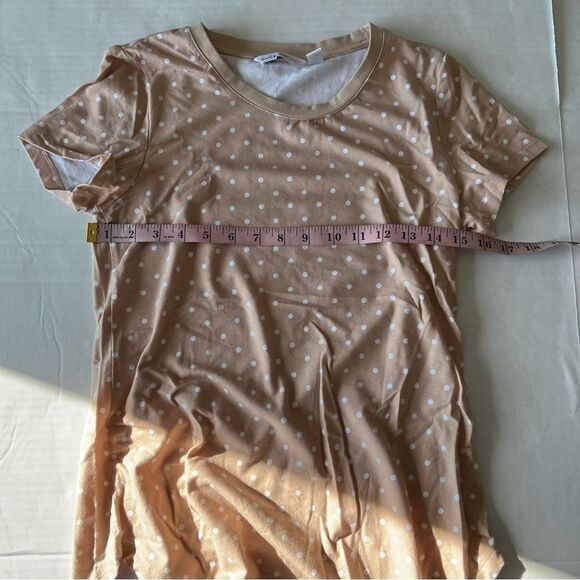 NWOT Isaac Mizrahi! Short-Sleeve Knit dot Top | Size XXS - Picture 8 of 9